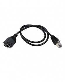 Negro - Cable RJ45 macho a...