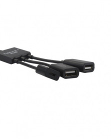 negro - Cable HUB tipo C 3...