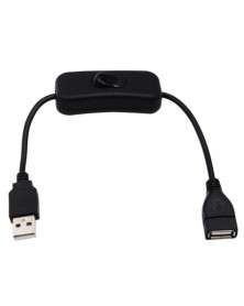 Negro - Cable USB de 28cm...