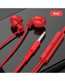 Color rojo - Auriculares...