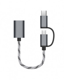 gris - Cable adaptador OTG...