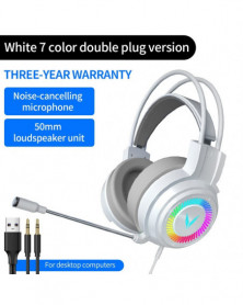 Color: blanco de 3,5 mm -...