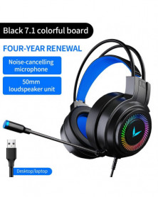 Color: 7.1 USB negro -...