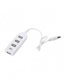 blanco - Hub USB 2,0 con 4...