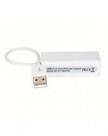 Blanco - Adaptador USB 2,0...