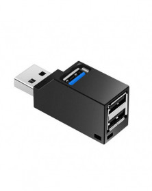 1pcs NEGRO - Adaptador USB...