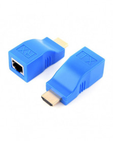 Azul - Extensor RJ45 4K...