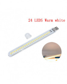 24 LEDS Blanco cálido -...