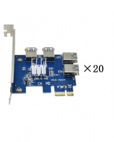 20 piezas - Adaptador PCI-E...