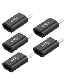 negro 5pcs - Adaptador USB...