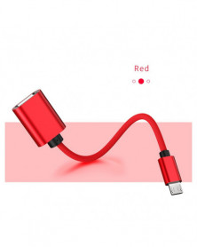 micro rojo - Adaptador USB...