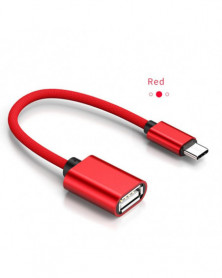 rojo tipo C - Adaptador USB...