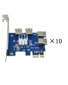 10 piezas - Adaptador PCI-E...