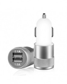 gris - Cargador USB Dual de...