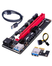 negro - PCI-E-extensor pcie...