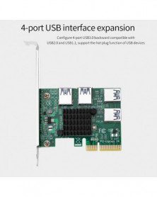 1 - Adaptador PCIE a PCI-E,...