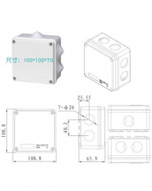 Color: 100x100x70mm - Caja...