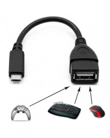 negro - Cable Adaptador OTG...