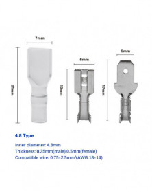 Color: 4,8 mm - Kit de...