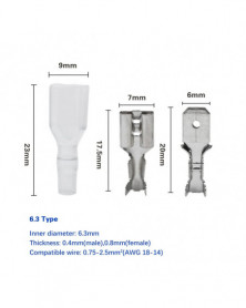 Color: 6,3 mm - Kit de...