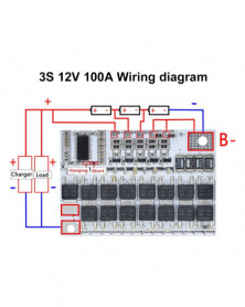 Color: 3S 12V 100A -...